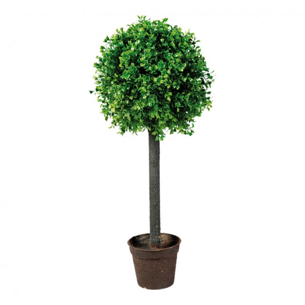 Buchsbaum im Topf, 60x25cm, Kunststoff