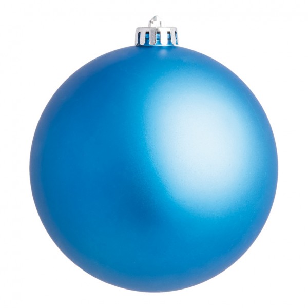 Weihnachtskugeln, blau matt, Ø 6cm 12 St./Blister