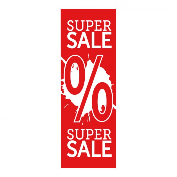 Plakat "Super Sale 138x48 cm Pappe