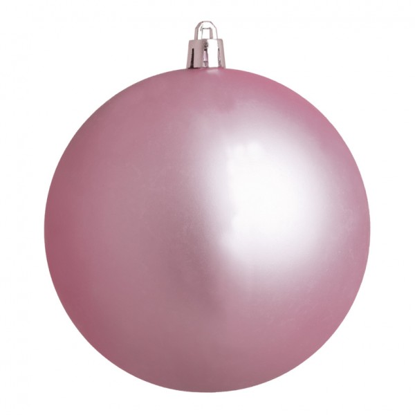 Weihnachtskugel, pink matt, Ø 6cm, 12 St./Blister