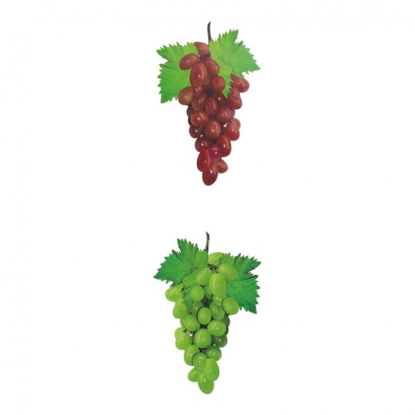 Weintraubenhänger 50 cm lang, aus Papier, 2 Traubenbündel je 22x15 cm, doppelseitig bedruckt