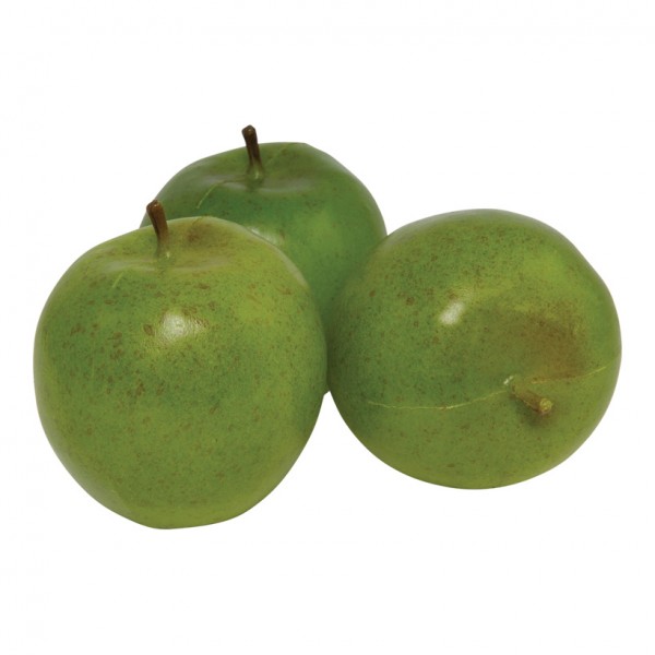Apfel, Ø 8cm, 3Stck./Btl., Kunststoff