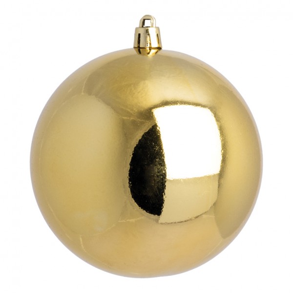 Weihnachtskugel, gold glänzend, Ø 20cm