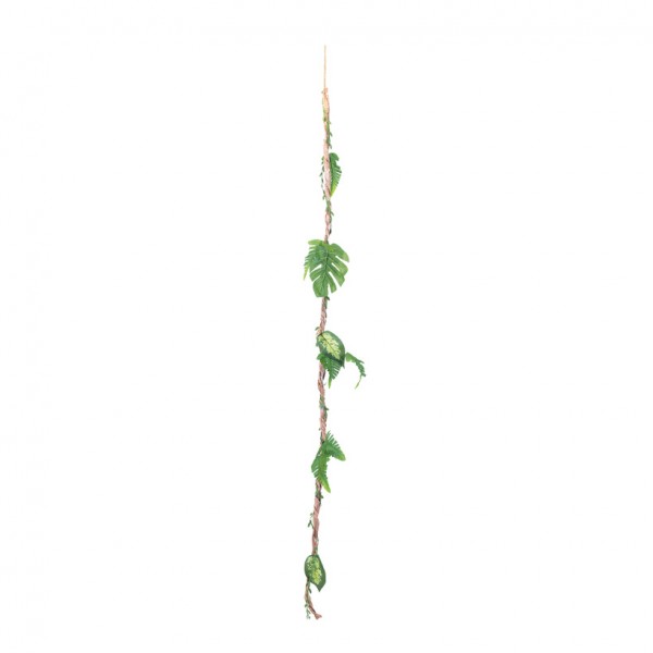 Liane, L: 150cm dekoriert mit Blättern
