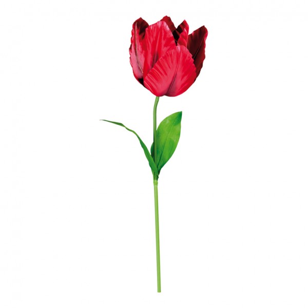 Tulpe am Stiel, Ø 20cm, 130cm, Kunstseide, Kunststoff