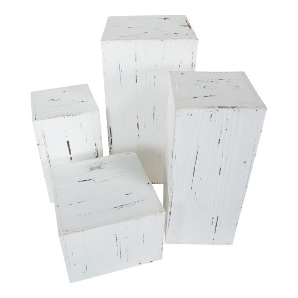 Holzboxen, quaderförmig,, 40x20cm, 35x15cm, 25x15cm, 15x20cm, 4Stck./Satz, nestend